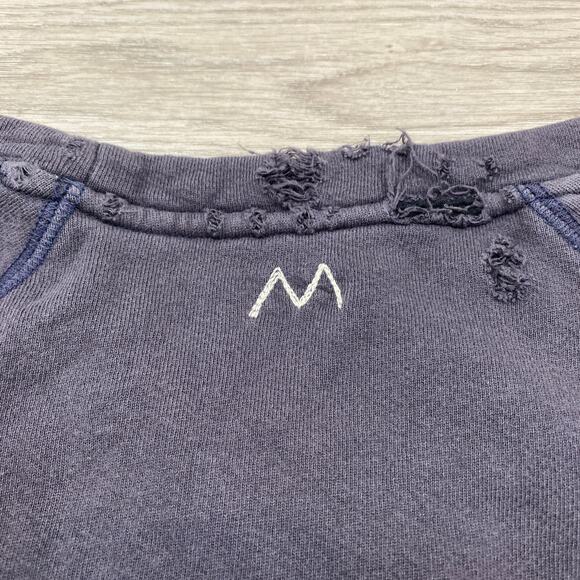 Mother The Square Crewneck Sweatshirt in Rough and Tumble Women's S - Picture 4 of 11